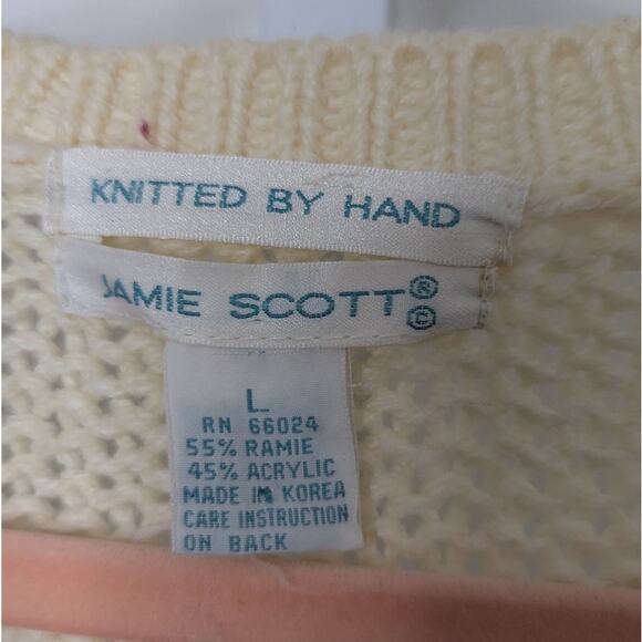 80s Pastel Argyle Sweater Vest - Picture 3 of 4